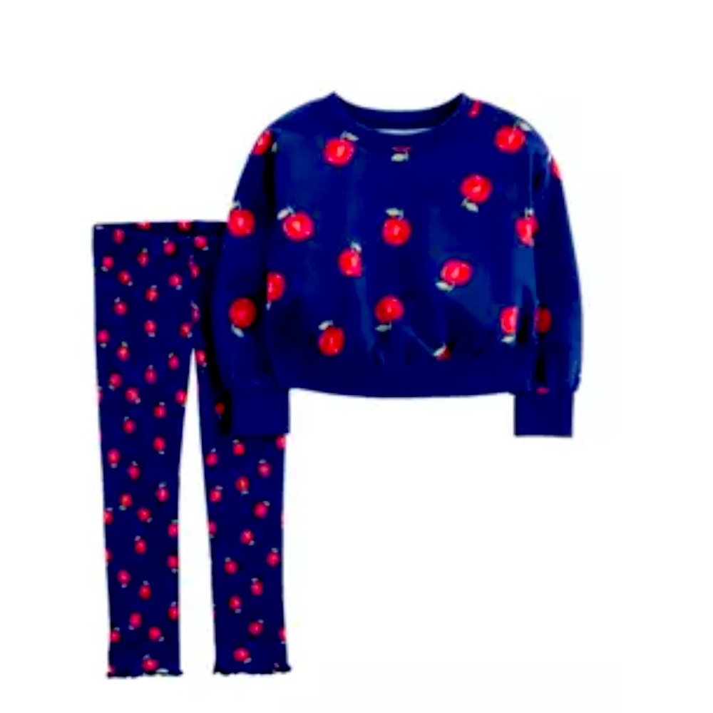 Carter’s Cherry Print sweatshirt and legging set